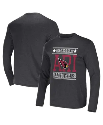 Men's Nfl x Darius Rucker Collection by Fanatics Heathered Charcoal Arizona Cardinals Long Sleeve T-shirt
