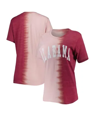 Women's Gameday Couture Crimson Alabama Tide Find Your Groove Split-Dye T-shirt