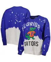 Women's Gameday Couture Royal Florida Gators Twice As Nice Faded Dip-Dye Pullover Sweatshirt