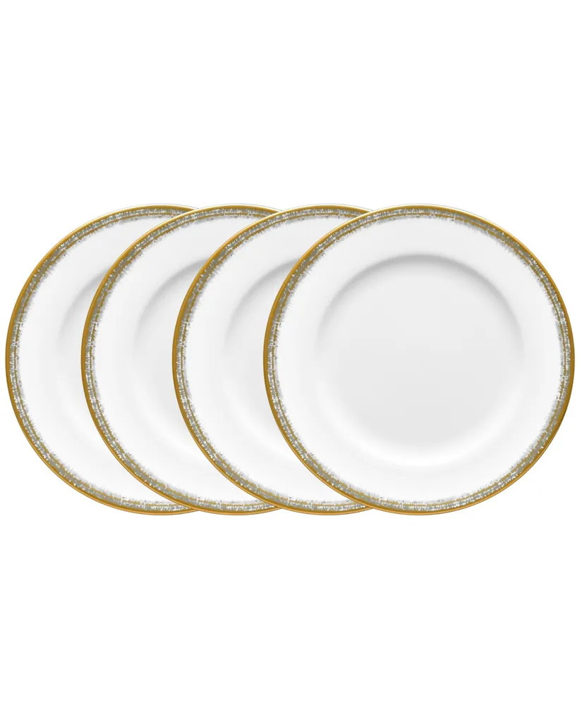 Noritake Haku Set of 4 Bread Butter and Appetizer Plates, Service For 4