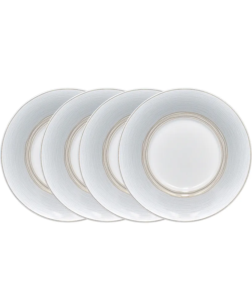 Noritake Linen Road Set of 4 Saucers, Service For 4