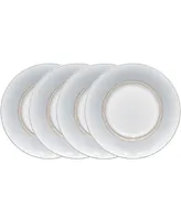 Noritake Linen Road Set of 4 Saucers, Service For 4