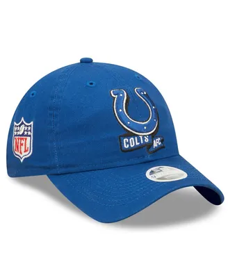 Women's New Era Royal Indianapolis Colts 2022 Sideline Adjustable 9TWENTY Hat