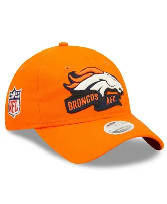 Women's New Era Orange Denver Broncos 2022 Sideline Adjustable 9TWENTY Hat