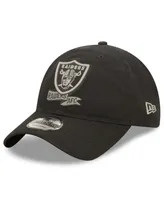 Men's New Era Black Las Vegas Raiders 2022 Sideline Adjustable 9TWENTY Hat