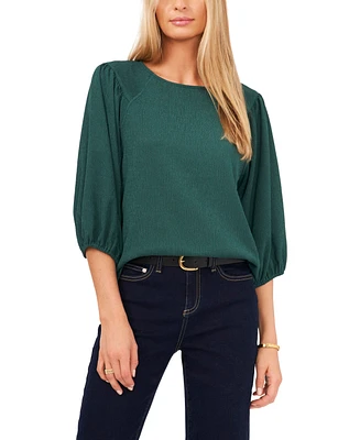 Vince Camuto Women's Puff 3/4-Sleeve Knit Top