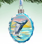 Designocracy Humpback Mercury Holiday Ornament