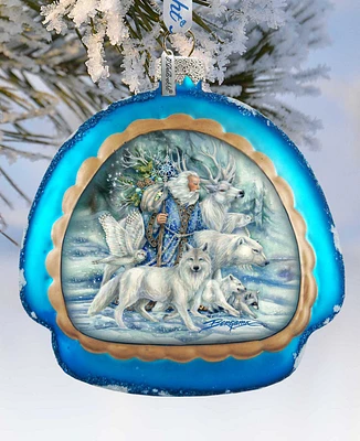 G.DeBrekht Cool Winds Father Winter Holiday Ornament