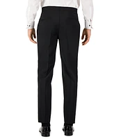 Hugo by Boss Men Unfinished Hem Modern-Fit Wool Blend Super Flex Stretch Tuxedo Pant