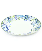 Elama Mandala Concord 16 Piece Round Porcelain Dinnerware Set, Service for 4