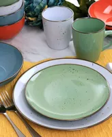 Elama Romina 20 Piece Round Stoneware Dinnerware Set, Service for 4