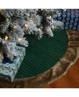 National Tree Company 48" Rural Homestead Collection Quilted Tree Skirt