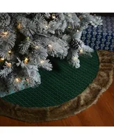 National Tree Company 52" Rural Homestead Collection Quilted Tree Skirt