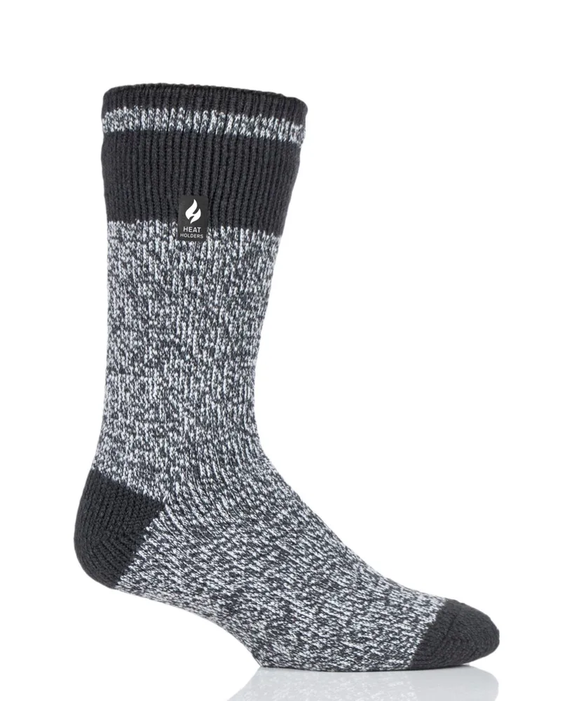 Heat Holders Men's Rook Block Twist Crew Sock