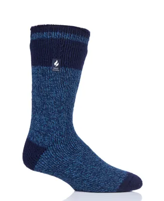 Heat Holders Men's Rook Block Twist Crew Sock
