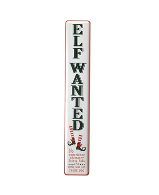 National Tree Company 47" Elf Wanted Wall Sign