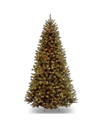 National Tree Company 9' Power Connect North Valley Spruce Tree with Light Parade Led Lights
