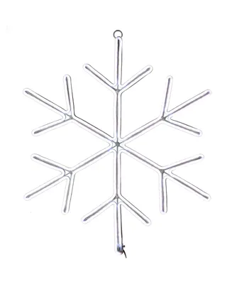 National Tree Company 18" Neon Style Lighted Snowflake Decoration
