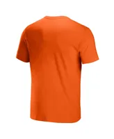 Men's Nfl X Staple Orange Cincinnati Bengals Lockup Logo Short Sleeve T-shirt