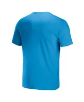 Men's Nfl X Staple Blue Carolina Panthers Lockup Logo Short Sleeve T-shirt