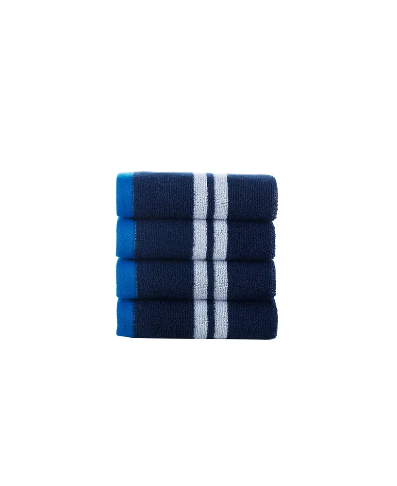 Buy Brooks Brothers Nautical Blanket Stripe 2pc Hand Towels - Navy