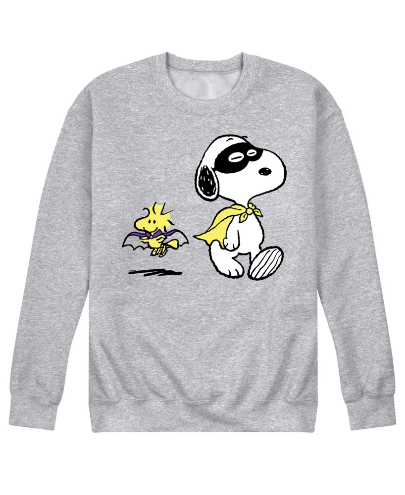 Airwaves Men's Peanuts Super Hero Fleece T-shirt