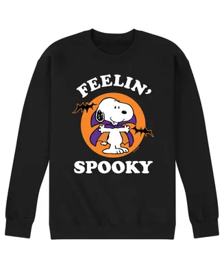 Airwaves Men's Peanuts Feeling Spooky Fleece T-shirt