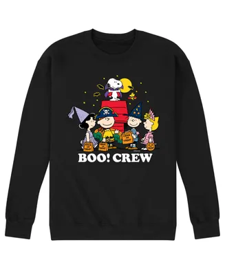 Airwaves Men's Peanuts Boo Crew Fleece T-shirt