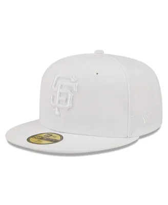 Men's New Era San Francisco Giants White on 59FIFTY Fitted Hat