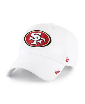 Women's '47 Tan San Francisco 49ers Rosette Clean Up Adjustable Hat