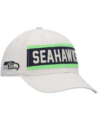 Men's '47 Cream Seattle Seahawks Crossroad Mvp Adjustable Hat