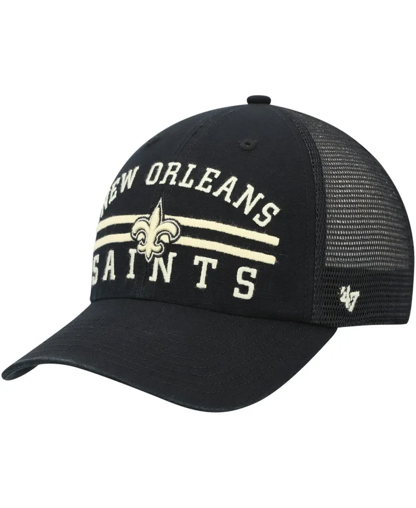 Men's '47 Gray New Orleans Saints Clean Up Adjustable Hat