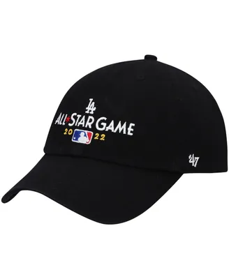 Men's '47 Brand Black Los Angeles Dodgers 2022 Mlb All-Star Game Clean Up Adjustable Hat