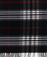 V. Fraas Men's Exploded Plaid Cashmink Scarf