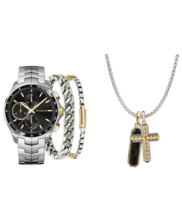 Rocawear Women's Watch Box Set: Arm Candy with Gray Band and Rhinestone  Accents