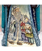 G.DeBrekht Father Frost Hand-Painted Wood Carved Holiday Masterpiece