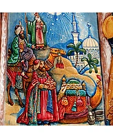 G.DeBrekht The Journey of The Three Kings Santa Hand-Painted Wood Carved Holiday Masterpiece