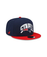 Men's New Era X Staple Navy, Red New England Patriots Pigeon 9Fifty Snapback Hat