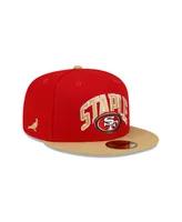 Men's New Era X Staple Scarlet, Gold San Francisco 49ers Pigeon 59FIFTY Fitted Hat