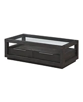 Tivie 54" Wood Coffee Table