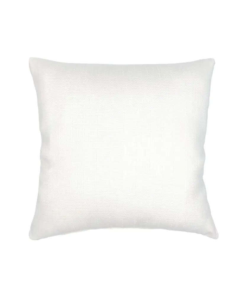 Anaya Home Summer Classic White Outdoor Large Pillow