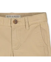 Hope & Henry Big Boys Organic Cotton Twill Chino