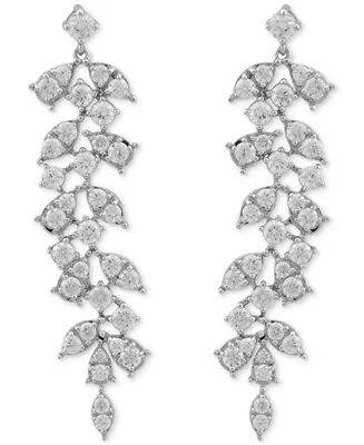 Diamond Vine-Inspired Drop Earrings (2 ct. t.w.) in 10k White Gold
