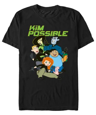 Fifth Sun Men's Kim Possible Group Logo Short Sleeve T-shirt