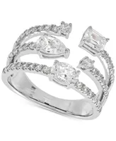 Grown With Love Lab Grown Diamond Multi-Cut Multirow Ring (1-1/2 ct. t.w.) in 14k White Gold