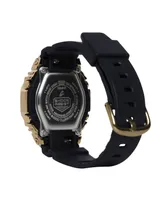 G-Shock Unisex Gold-Tone and Black Resin Strap Watch 40.4mm GMS2100GB-1A - Black and Gold