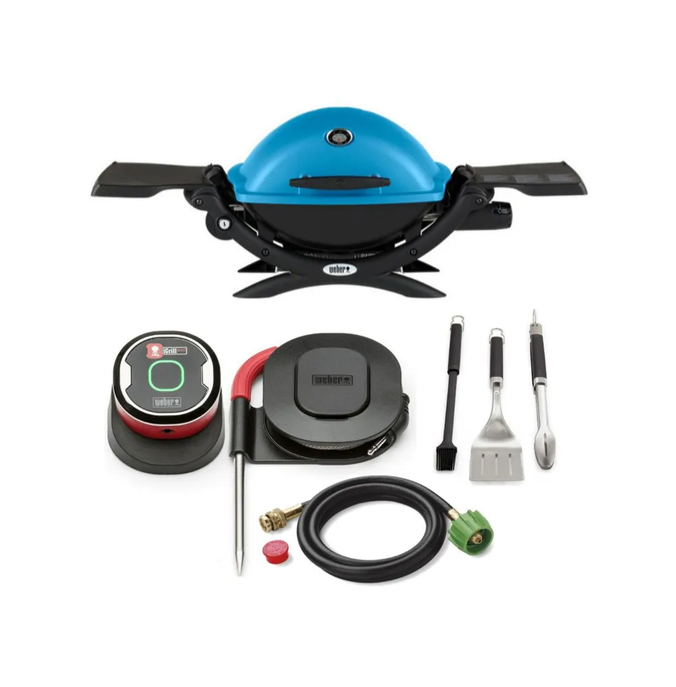 Weber Q 1200 Gas Grill () With Adapter Hose