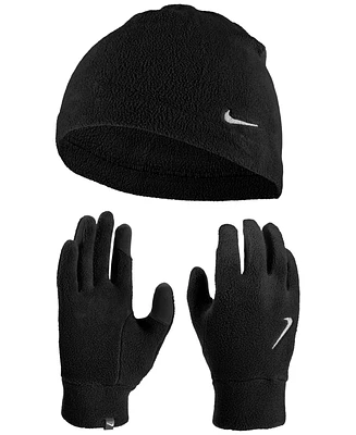 Nike Men's Dri-fit Fleece Hat & Tech Gloves Set