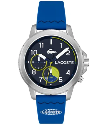 Lacoste Men's Endurance Blue Silicone Watch Strap Watch 44mm