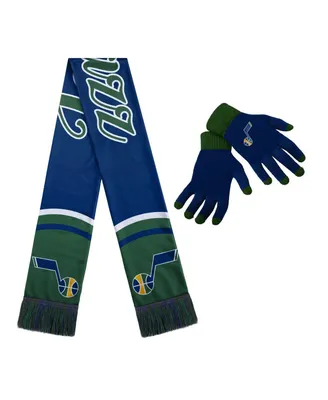 Women's Utah Jazz Glove and Scarf Set